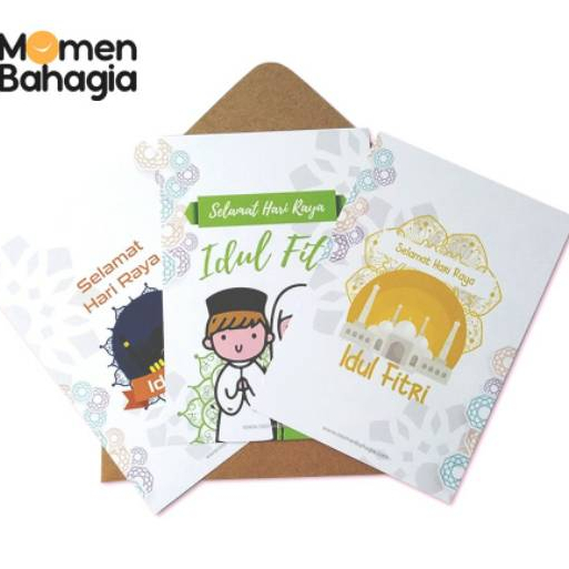 

Paket Kartu Lebaran Cantik (isi 3) + 3 Amplop Tebal