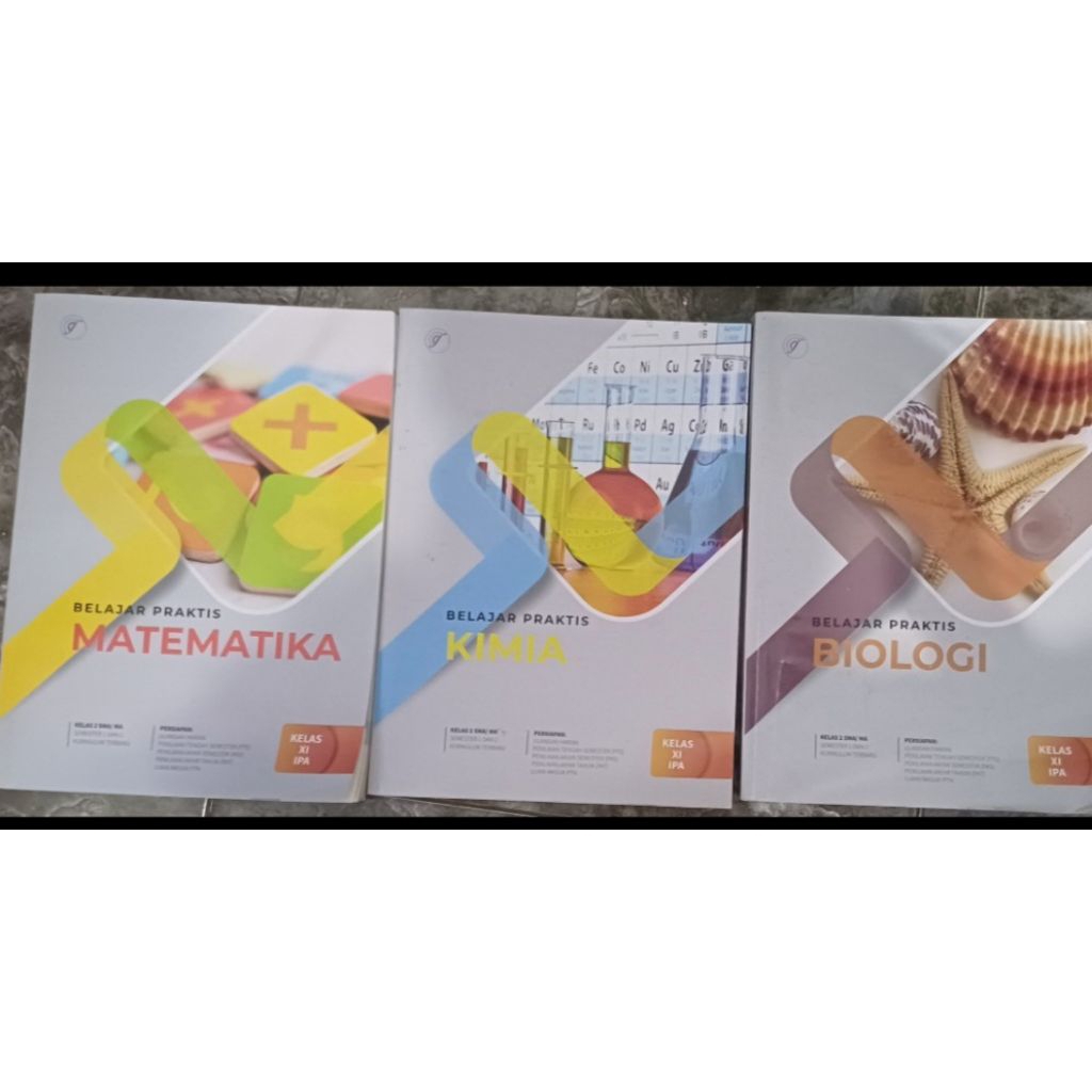 preloved modul Neutron kelas 11 Bio, Kimia, Mtk.