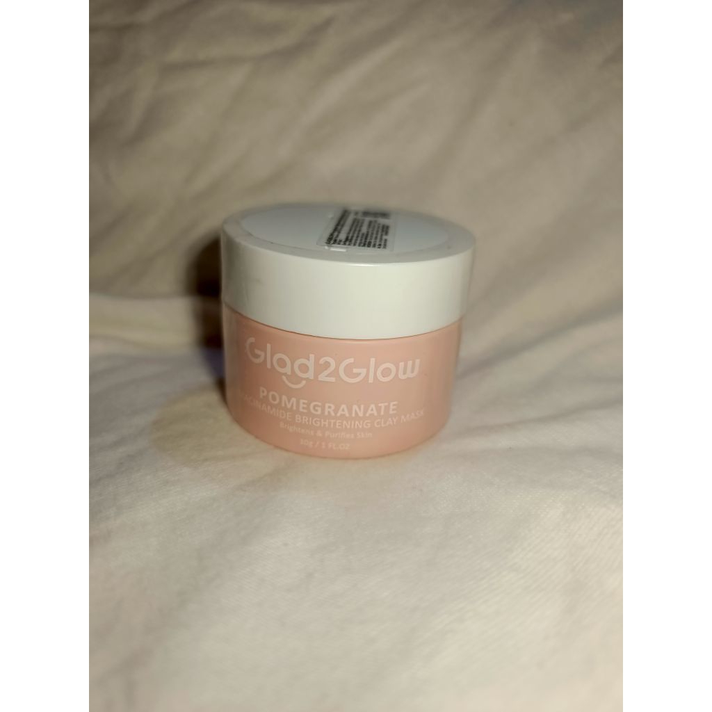 Glad2glow pomegranate brightening clay mask