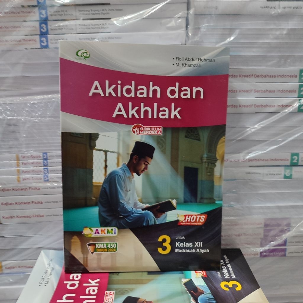 Buku Akidah dan Akhlak MA Kelas 10,11,12  KMA 450 Tahun 2024 Madrasah Aliyah Kurikulum Merdeka Aqila