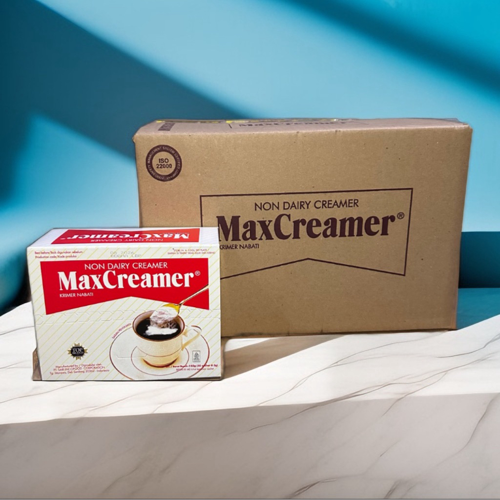 

Maxcreamer Sachet Non Dairy Creamer 12 Box x 50 Sachet