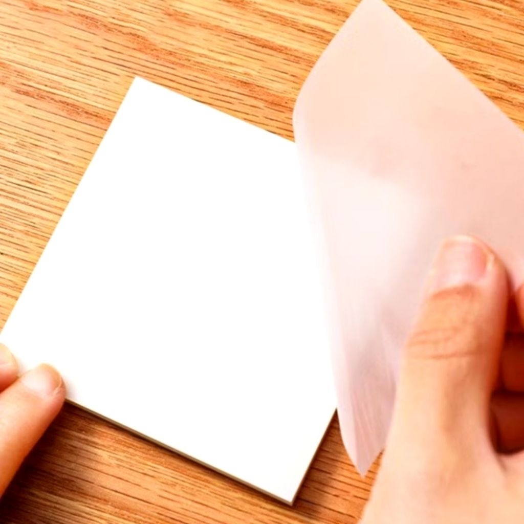 

ONEEKA Sticky notes transparan 50 lembar anti air catatan memo unik lucu