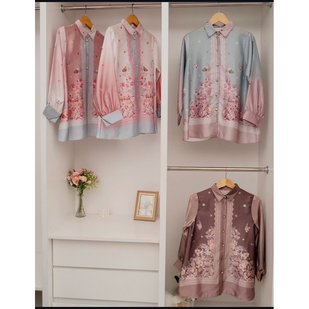 Lily Blouse white by Vanilla Hijab