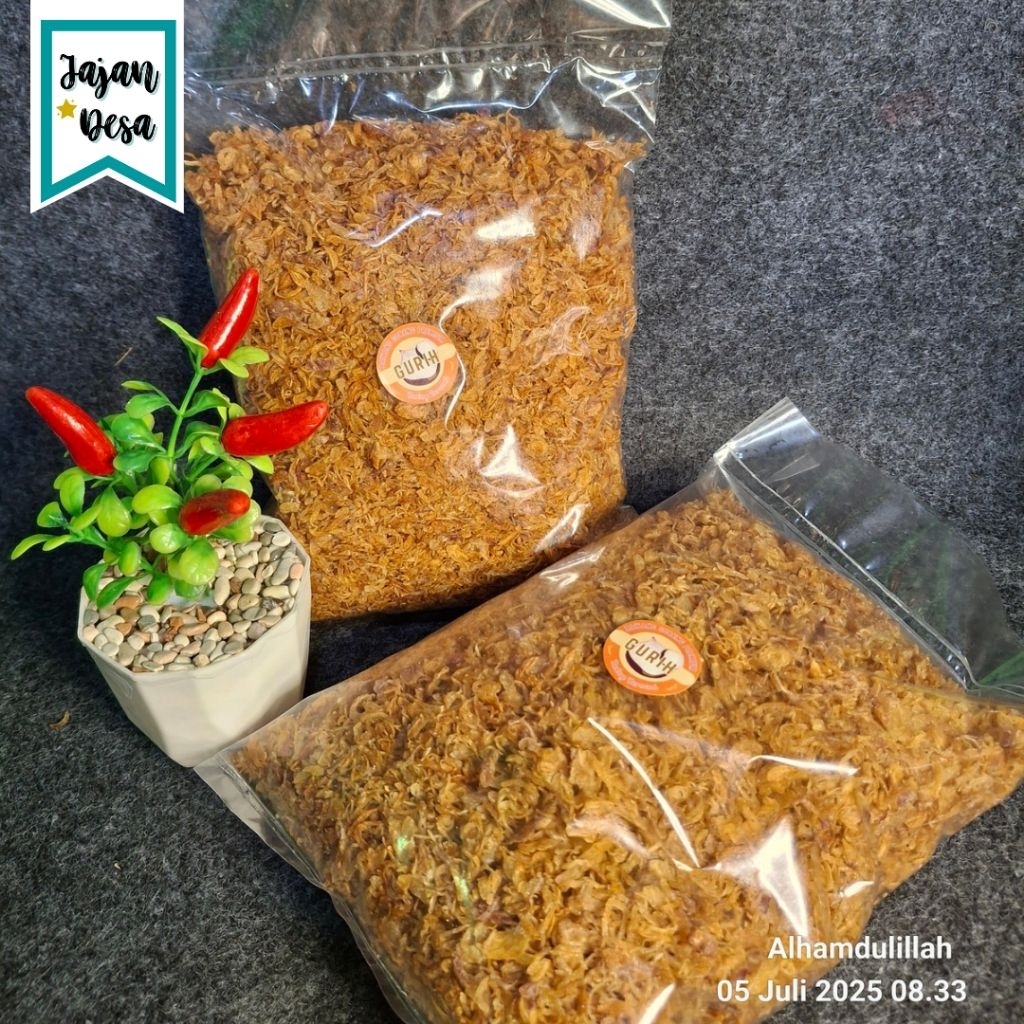 

Brambang goreng 1kg (BaGoy curah)