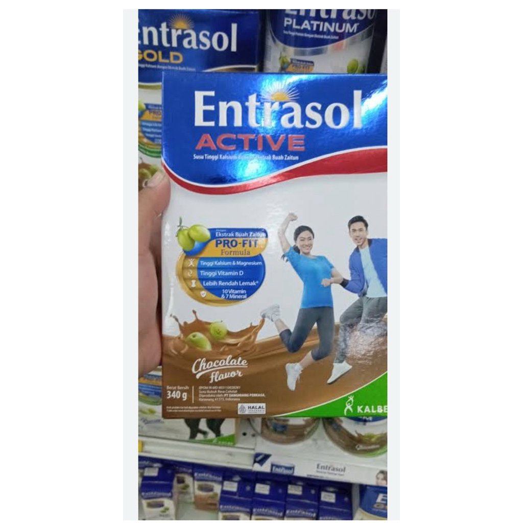 

ENTRASOL ACTIVE VANILA COKLAT 340GR ORI