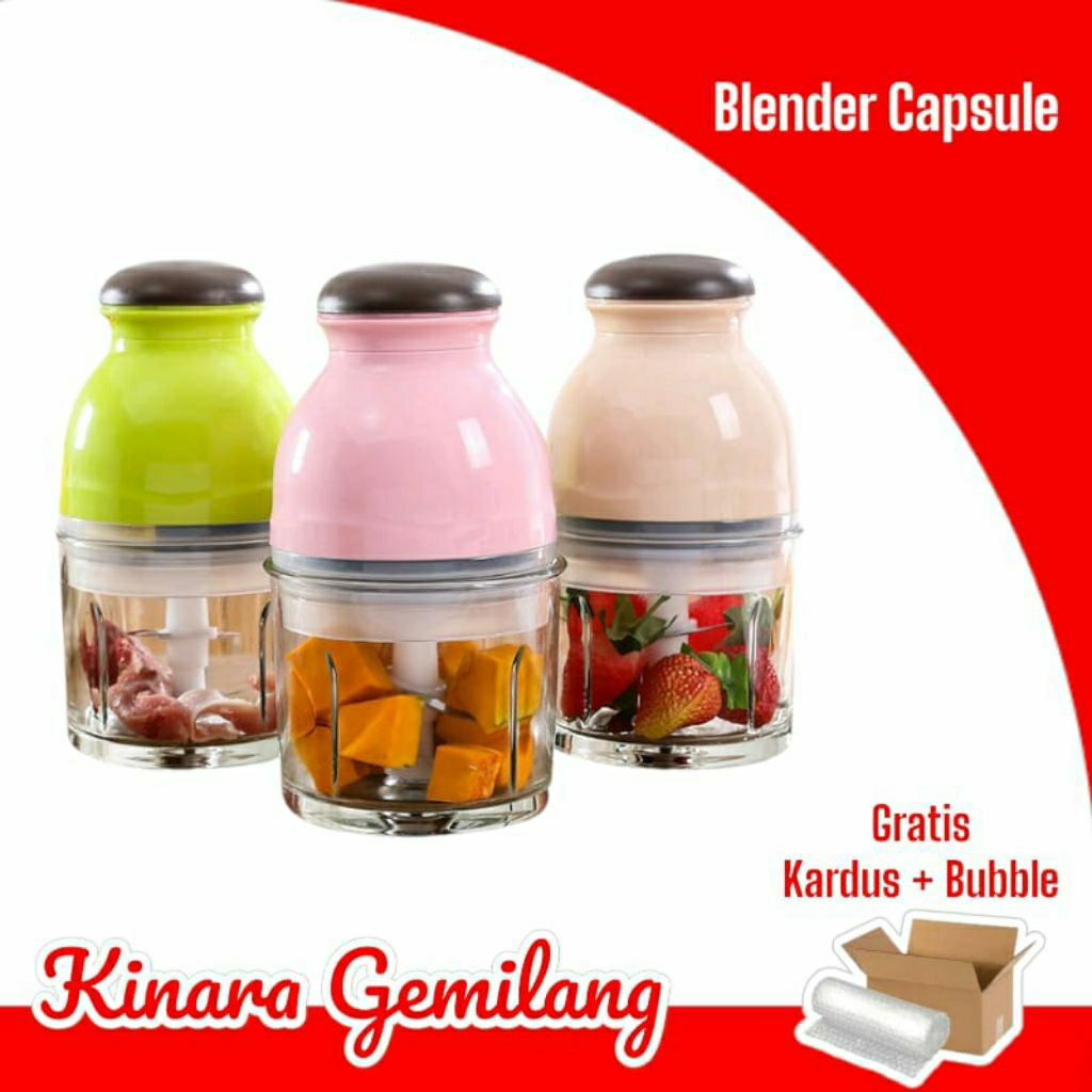 Blender Kapsul Serbaguna Listrik 4 Mata Pisau