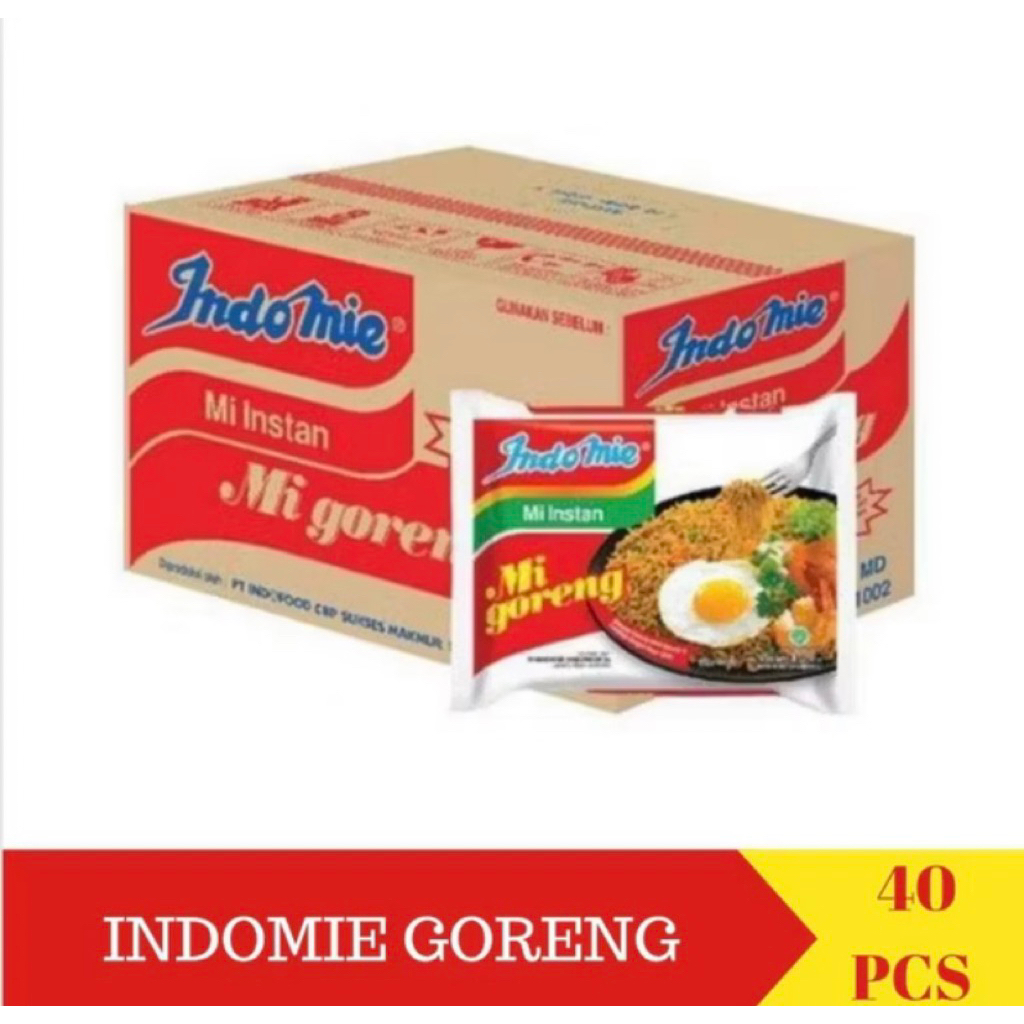 

INDOMIE GORENG 1 DUS ISI 40PCS