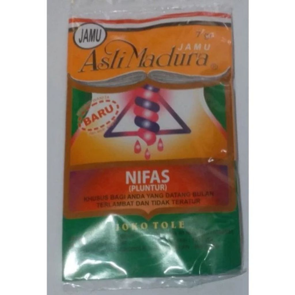 

nifas serbuk jamu jokotole pluntur pelancar haid harga 1 sachet