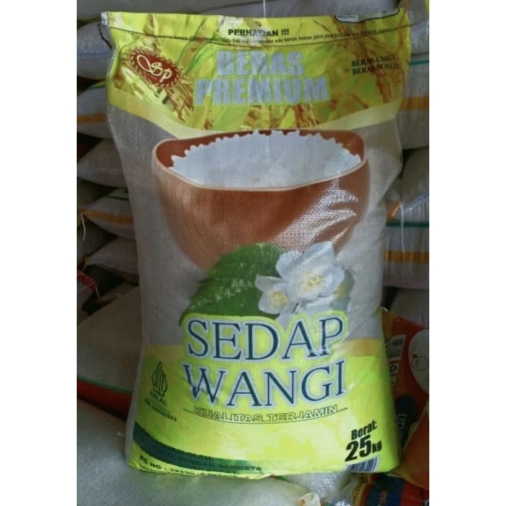 

BERAS PREMIUN SEDAP WANGI 25KG