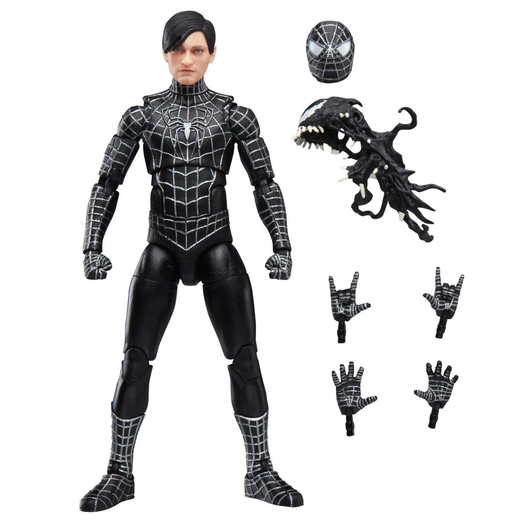 Marvel Legends Symbiote Spider Man 3 Tobey Maguire Action Figure Hasbro Toys