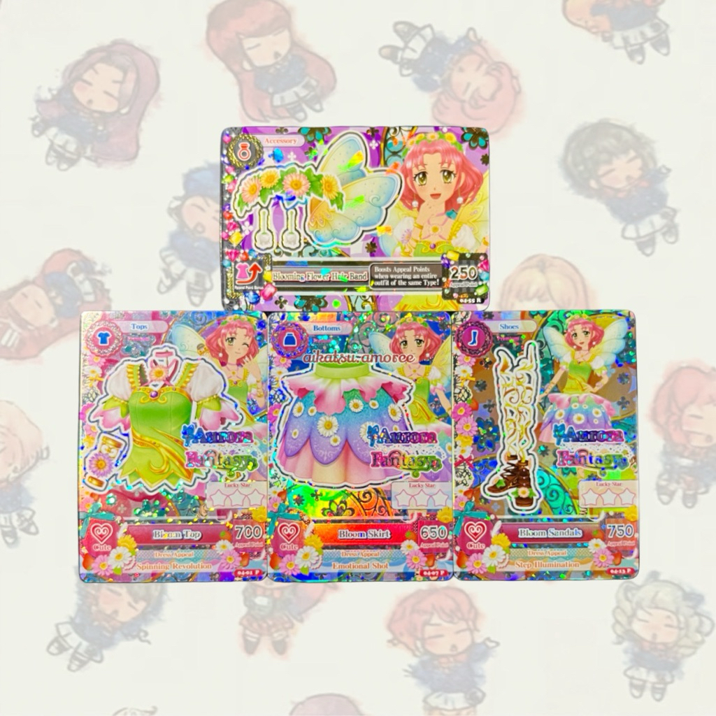 Aikatsu Premium Aurora Fantasy Bloom Set Sakura Kitaoji