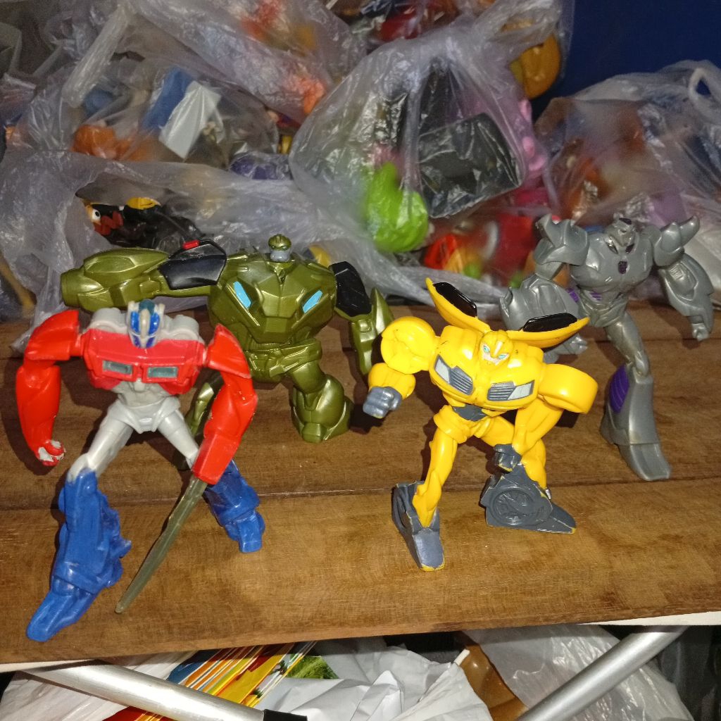 happy meal toys Transformers 2013 set