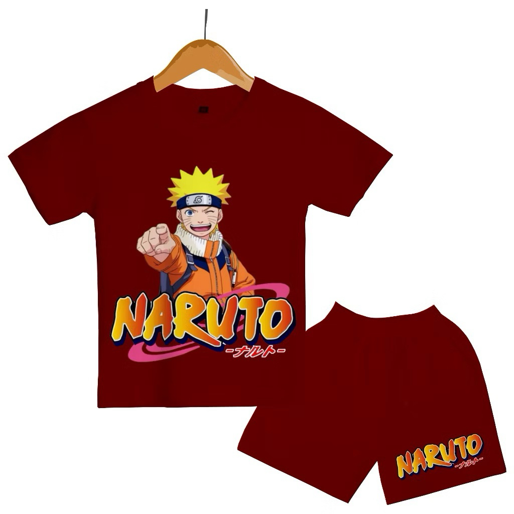 kaos anak kecil murah gambar naruto