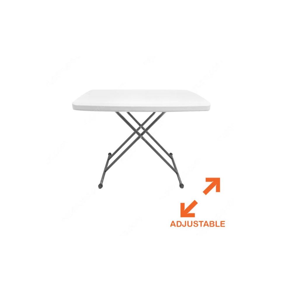 Krisbow Meja Lipat Adjustable - Putih