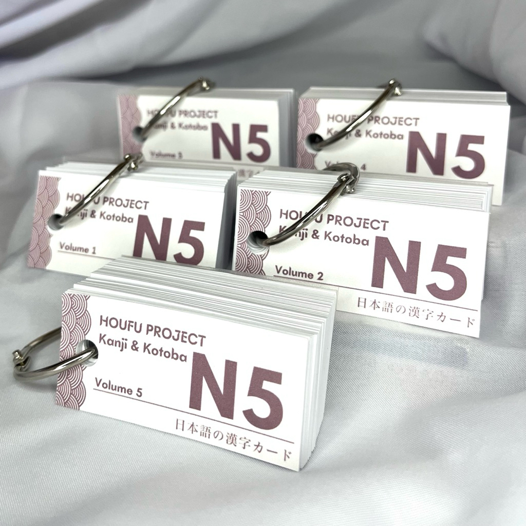 (410 Kanji) FLASH CARD KANJI & KOTOBA N5