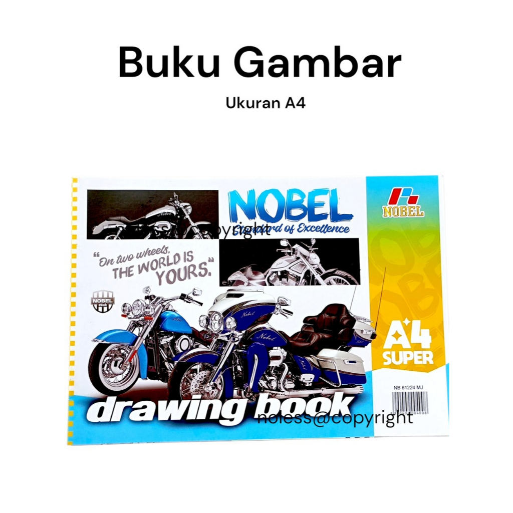

NOLESS (1 buah) Buku Gambar A4 / Buku Gambar Murah