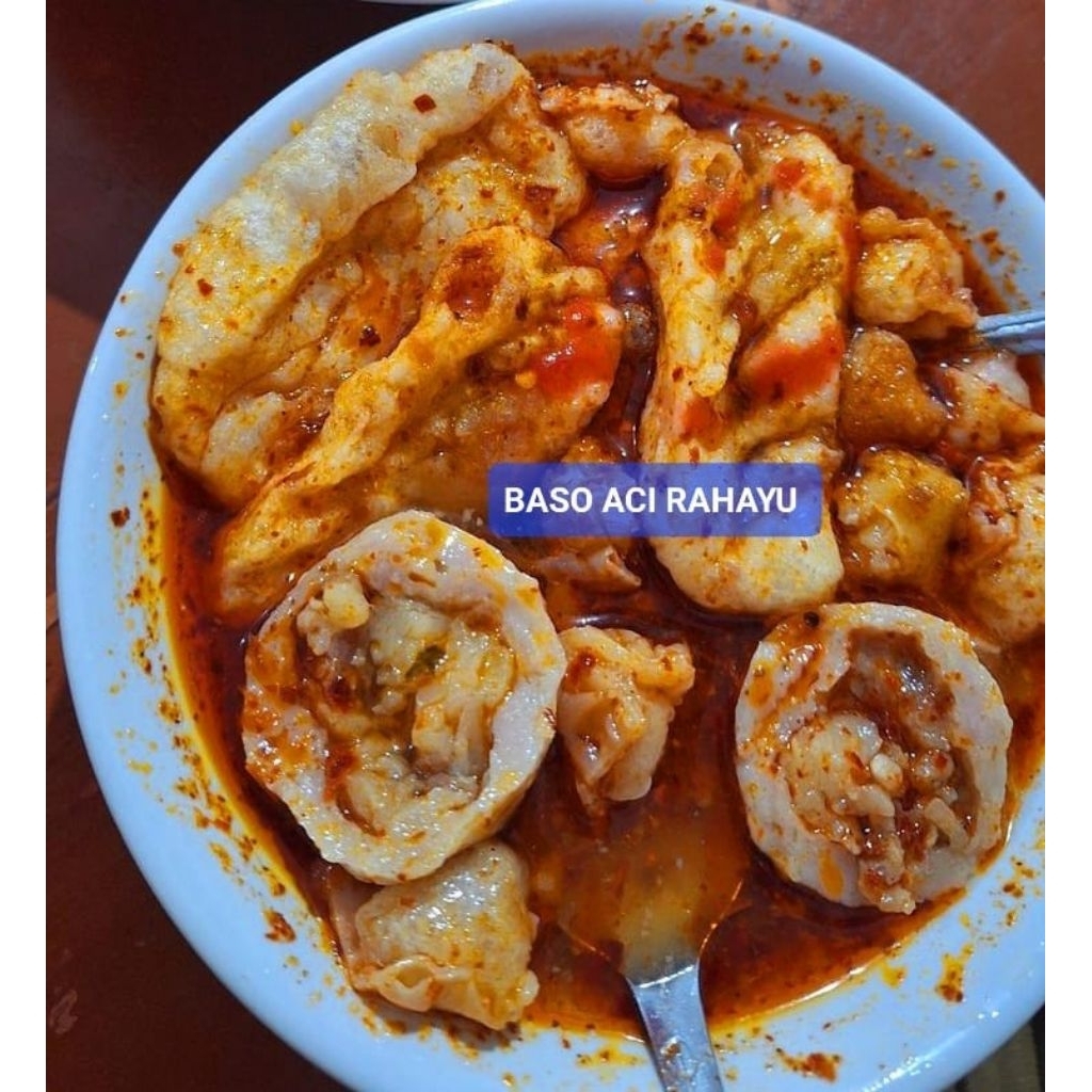

baso aci isi jando gajih lemak sapi gurih baso aci rahayu Chili Oil