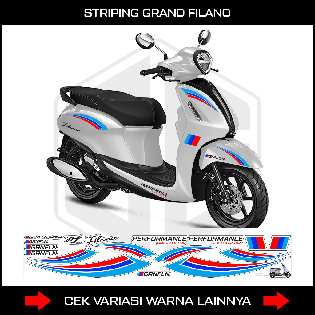 STRIPING STICKER GRAND FILANO / DECAL VARIASI HONDA GRAND FILANO