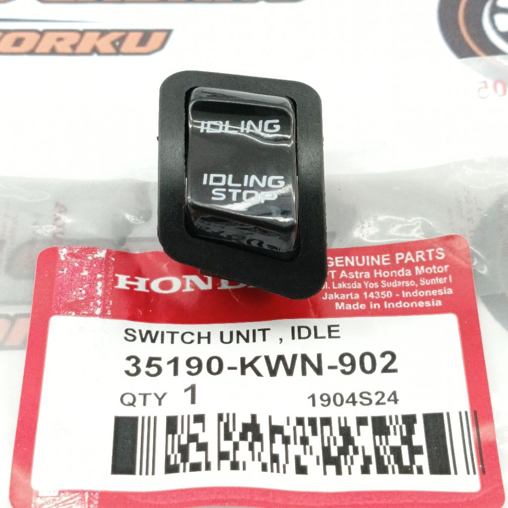 35190-KWN-901 TOMBOL IDLING STOP TOMBOL ON - OF VARIO 125 BEAT ESP BEAT F1