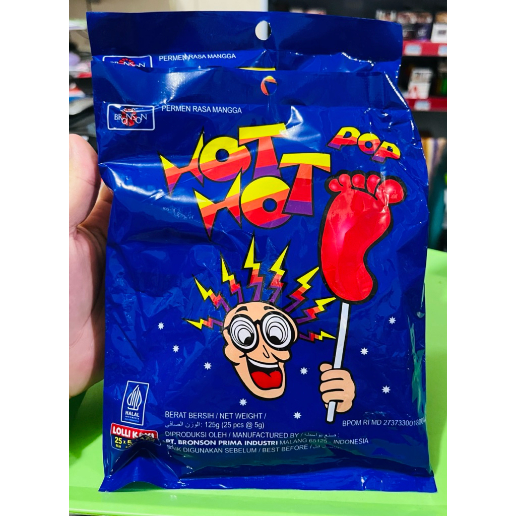 

PERMEN KAKI HOT HOT POP 1BNGKS ISI @25PCS