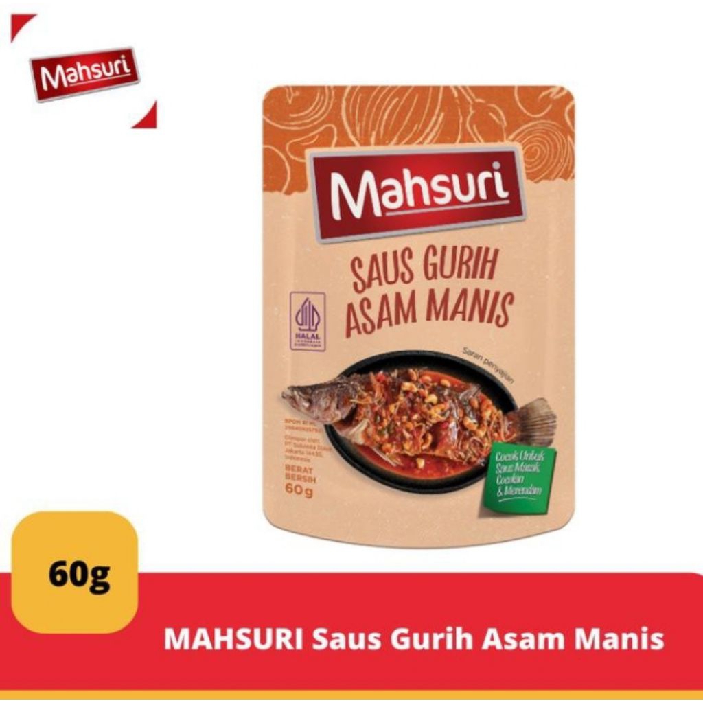 

MAHSURI Saus Asam Manis 60g