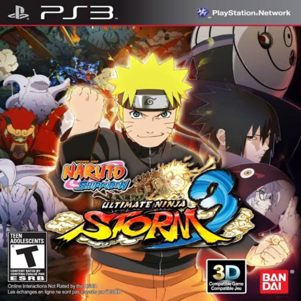 DVD game ps3 Naruto Shippuden Ultimate Ninja Storm 3