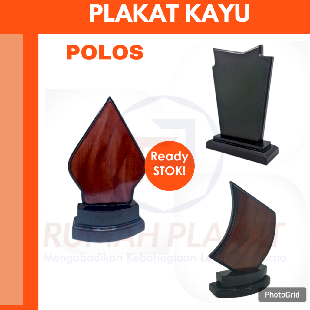 PLAKAT KAYU POLOS MURAH | Plakat Qris Plakat Premium Plakat Plastik