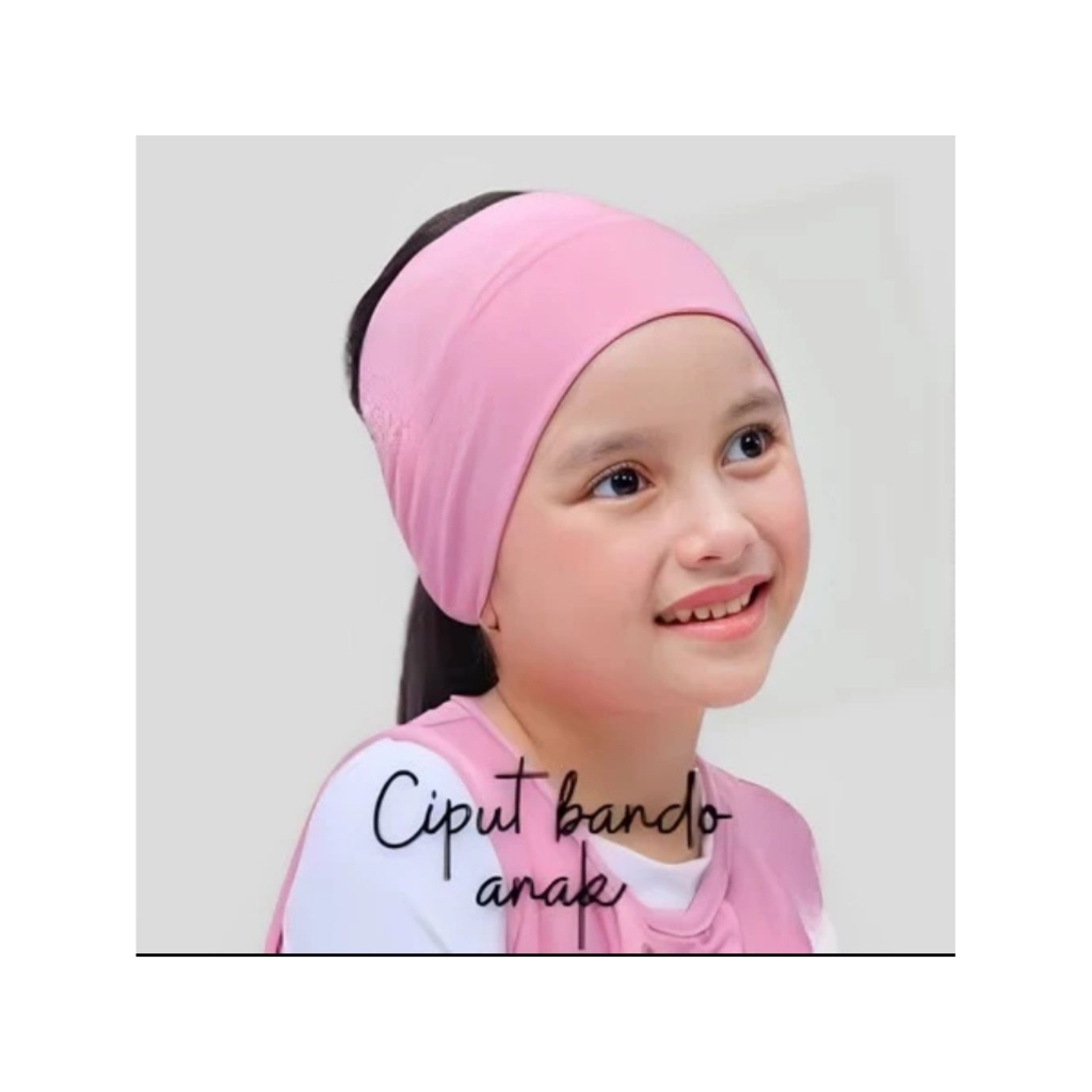 CIPUT BANDANA ANAK PEREMPUAN UMUR 3-12 TAUN BAHAN PREMIUM
