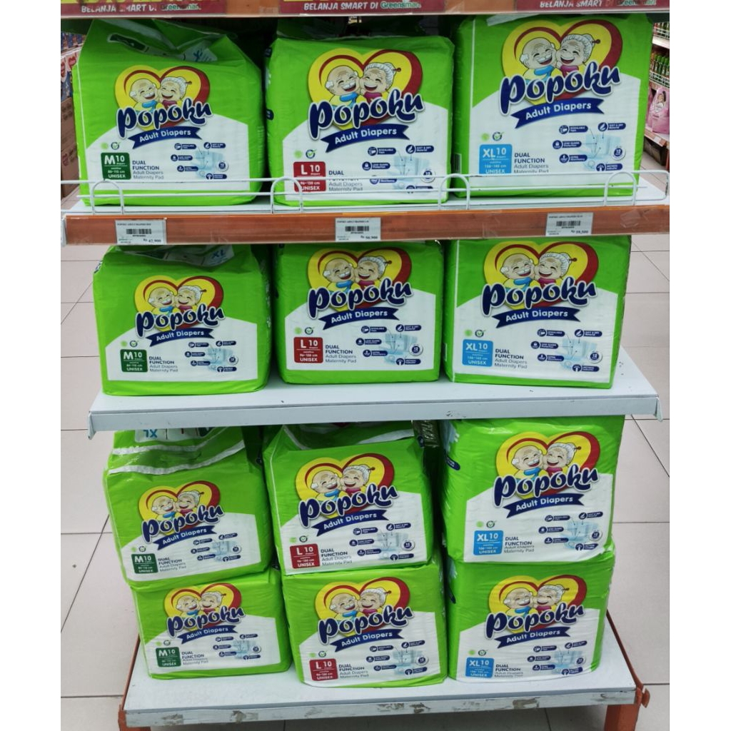 Popoku dewasa Perekat isi 10 (popok dewasa)