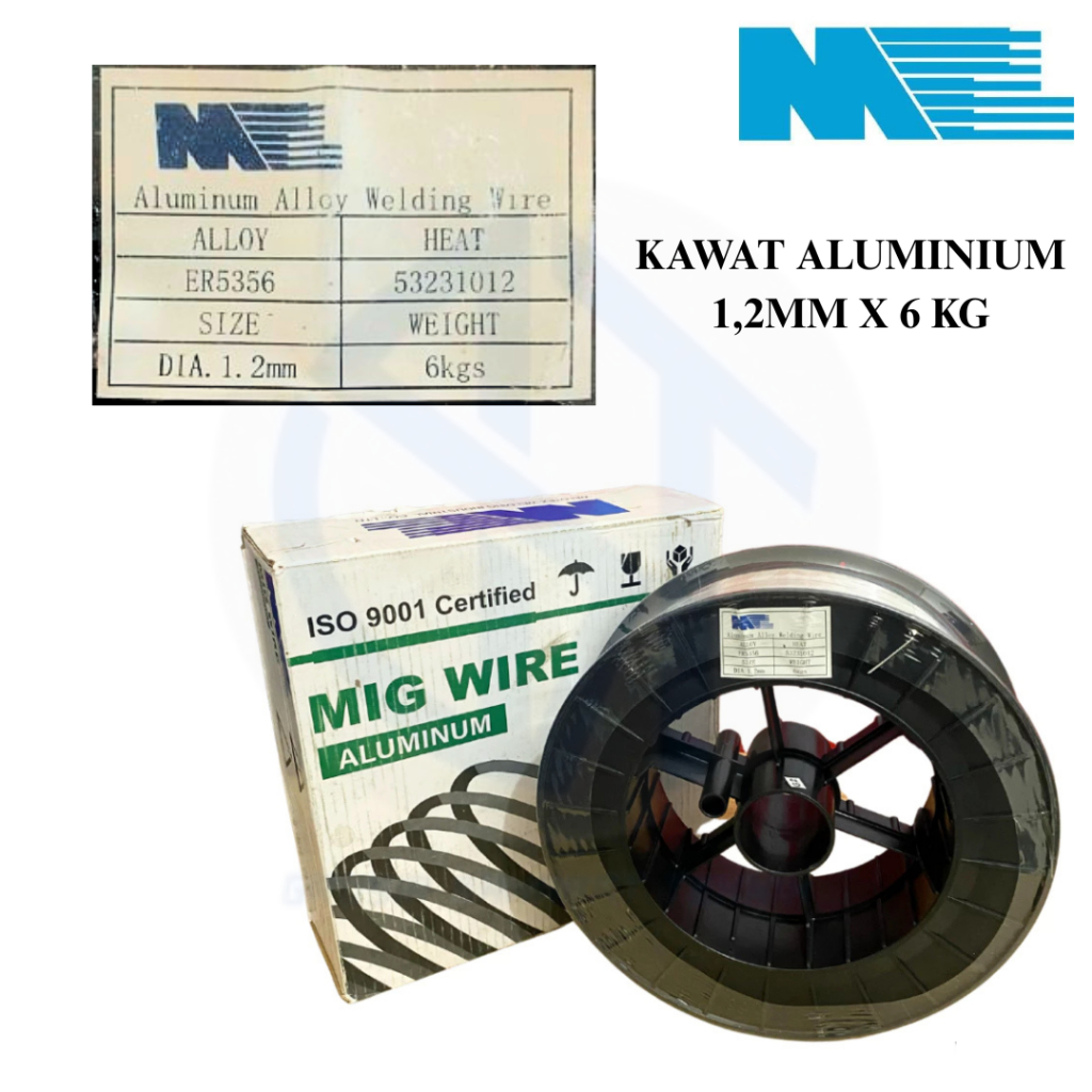 MTL Kawat Las Mig Wire Argon Alumunium 1,2mm x 6kg Alloy Welding Wire ER5356 Alloy
