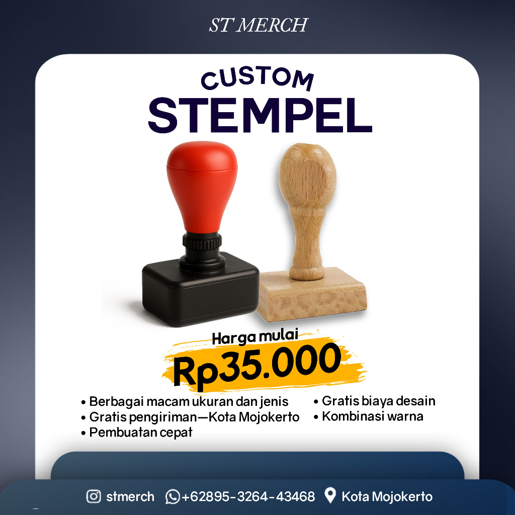 

CUSTOM STEMPEL MURAH, STEMPEL KAYU, STEMPEL FLASH, BERANEKA JENIS STEMPEL