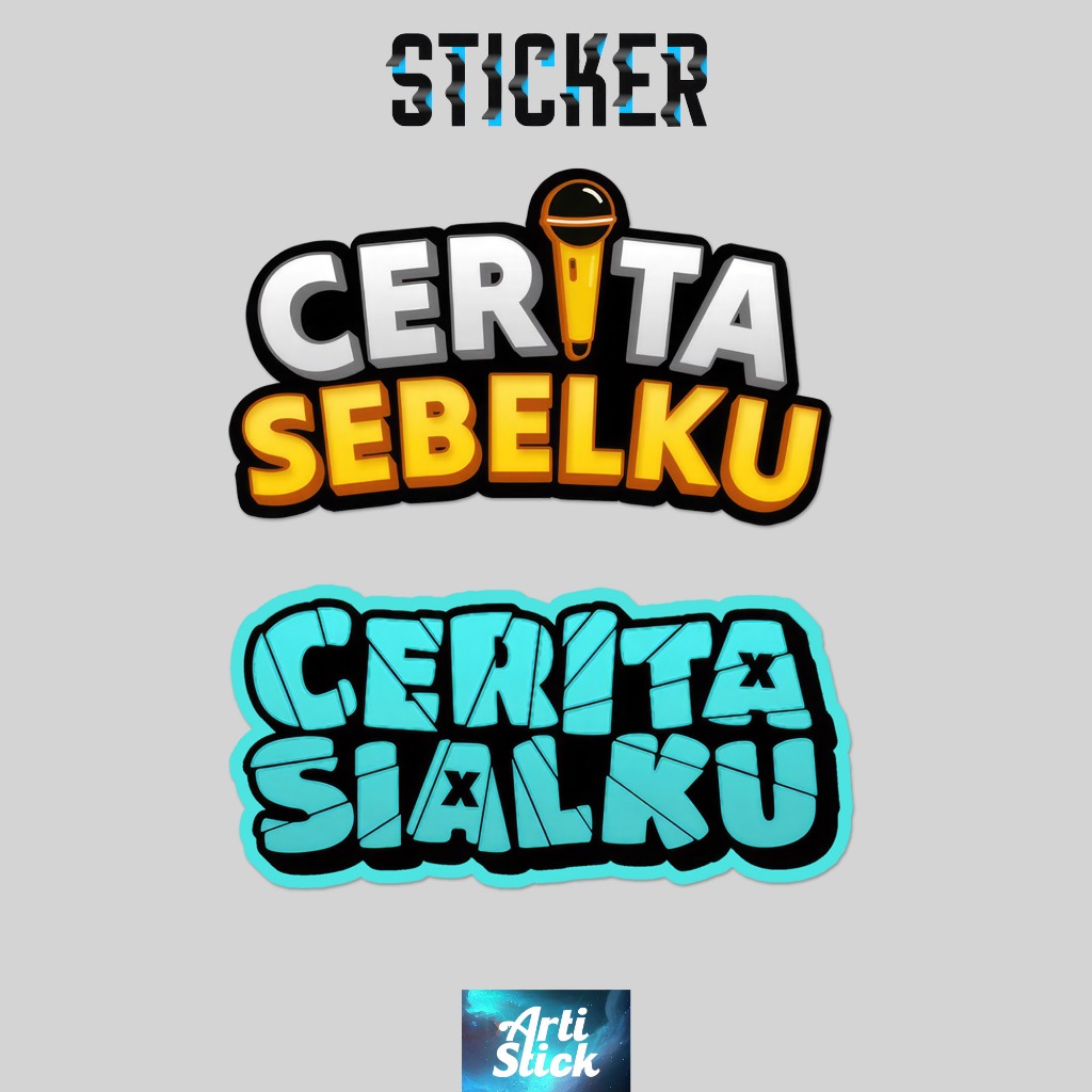

PODCAST SERIES | CERITA SIALKU | Vinyl Laminasi anti air | Sticker Podcast Raditya Dika