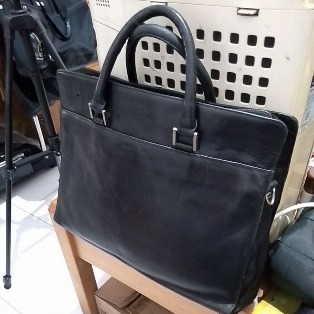 Tas Kerja Kulit Asli Vintage CAPACCI HOMME...