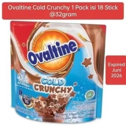 

OVALTINE COLD CRUNCHY SUSU BUBUK COKLAT STIK