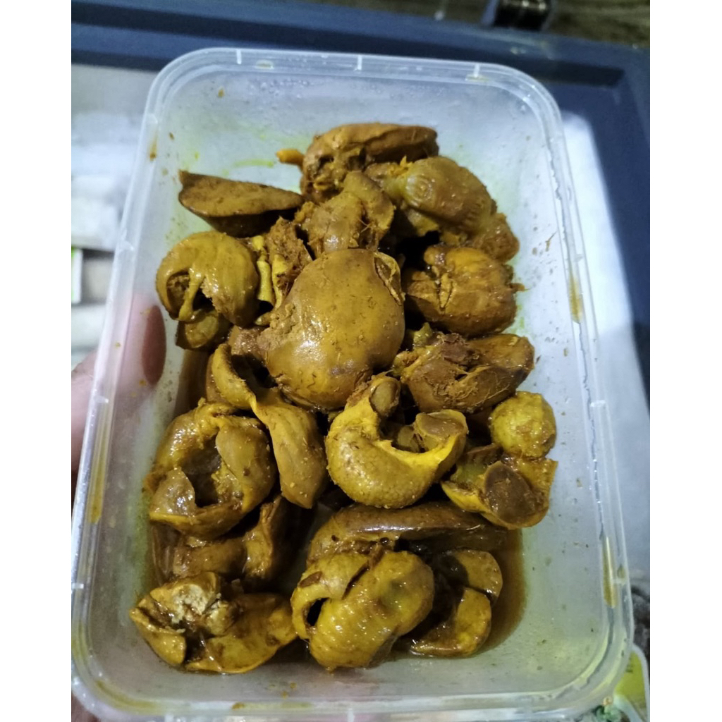 

Ati Ampela Ungkep Bumbu Kuning 5 Pasang Fresh Frozen