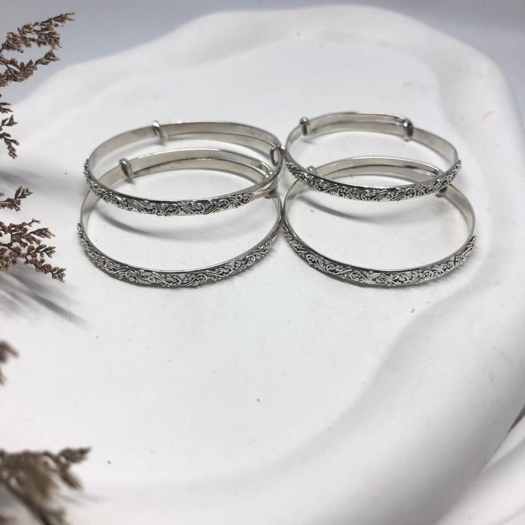 GELANG MOTIF BUN BALI//GELANG BAYI//GELANG PERAK925%