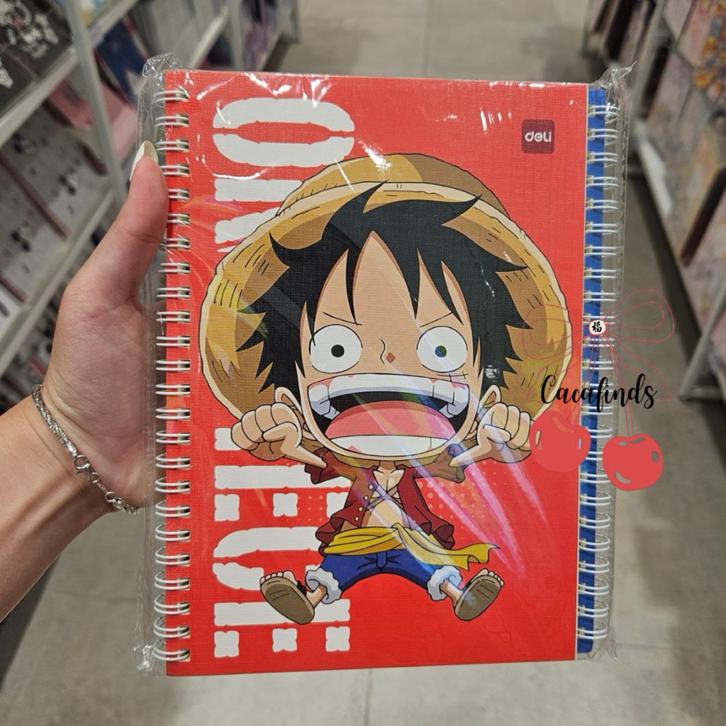 

MINISO x One Piece‼️Buku Tulis / Notebook Ring One Piece Classic Collection (isi 3pcs)