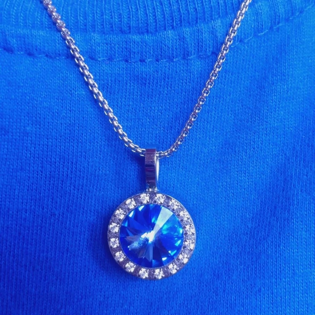 KK Liforce Blue Sapphire - Kalung Kesehatan Wanita | Alat Terapi Kesehatan Energy Skalar Murni