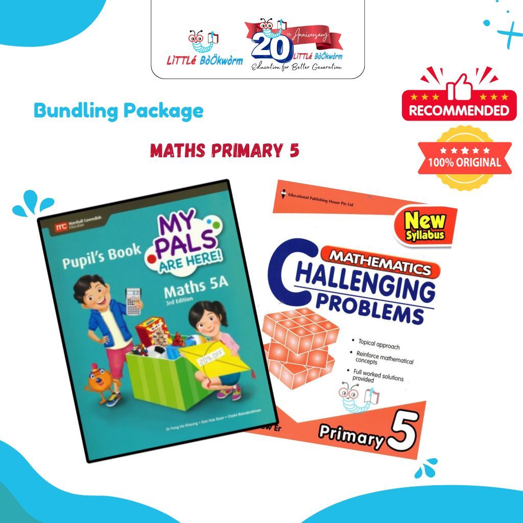 PAKET BUNDLING MATH P5: MATHEMATICS CHALLENGING PROBLEMS P5 + MY PALS  ARE HERE MATH 5A