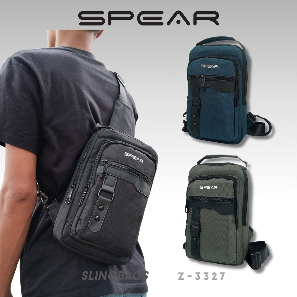 SPEAR Tas Selempang Import & Bahu Pria Slingbags Modern Tas Wanita Atau Unisex SB-Z-3327