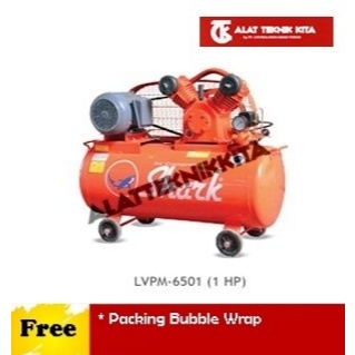 Kompresor Angin Shark LVPM-6501 83 Liter 1 HP Otomatis