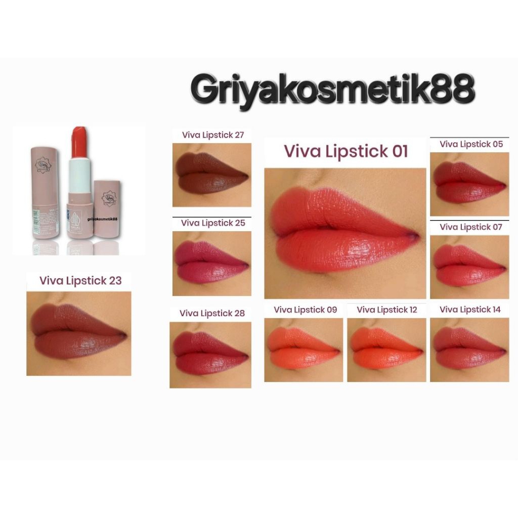 Lipstik Viva Cosmetik Original BPOM.