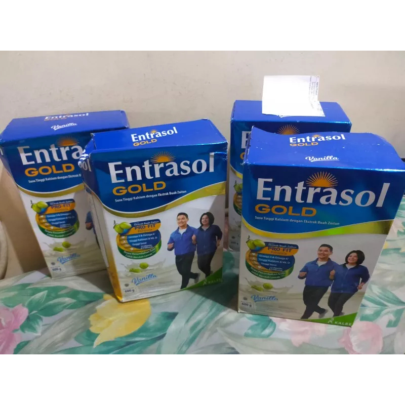 

SUSU ENTRASOL GOLD 580gr coklat / vanila atau KEMASAN BARU 560gr