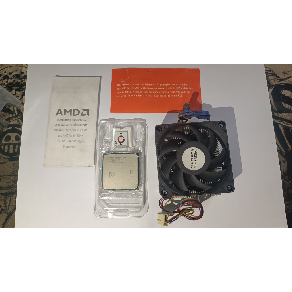 AMD Athlon 3000G 3,5Ghz AM4 + Fan + Box Second