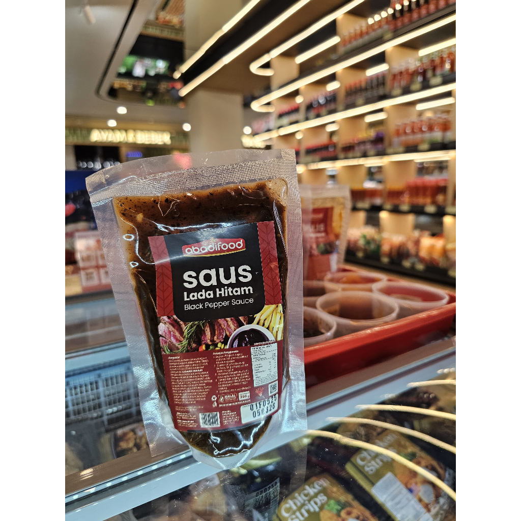 

ABADI FOOD SAUS LADA HITAM BLACK PEPPER SAUCE 250GR