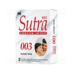 KONDOM SUTRA 003 SUPER TIPIS ISI 2