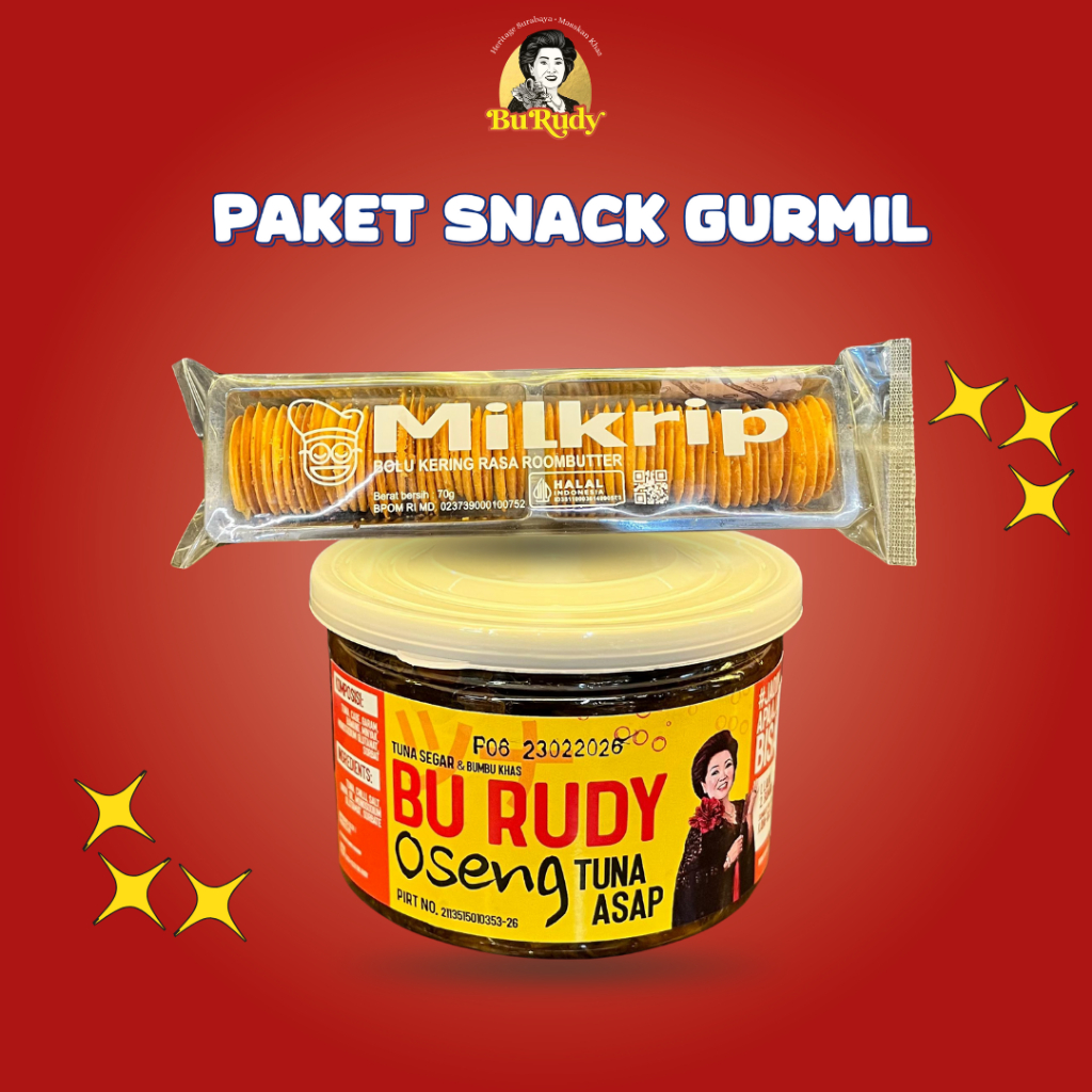 

[PAKET SNACK GURMIL] || MILKRIP DAN OSENG TUNA ASAP BU RUDY