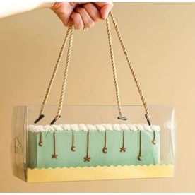 Mika Tali / Box Mika Kue Uk 22x11x8 / 22 x 11 x 8 Alas Renda ( MIKA, ALAS, DAN TALI )