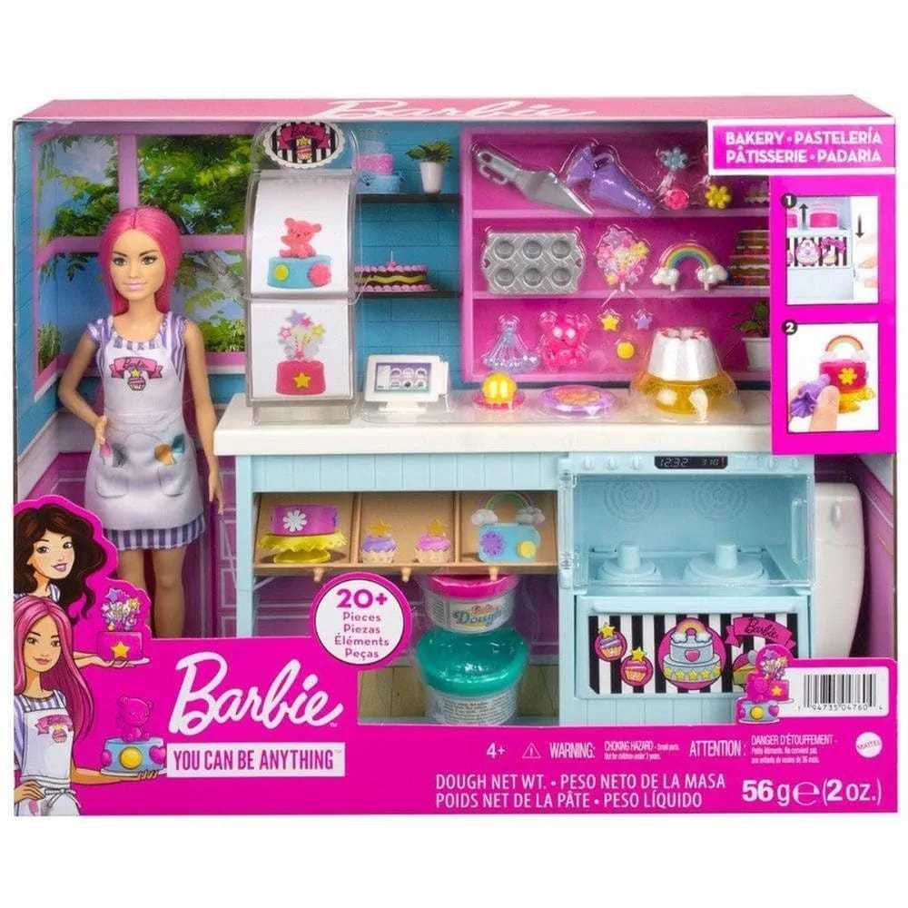 PLAYSET BARBIE BAKERY--MAINAN AKSESORIS BONEKA ANAK PEREMPUAN