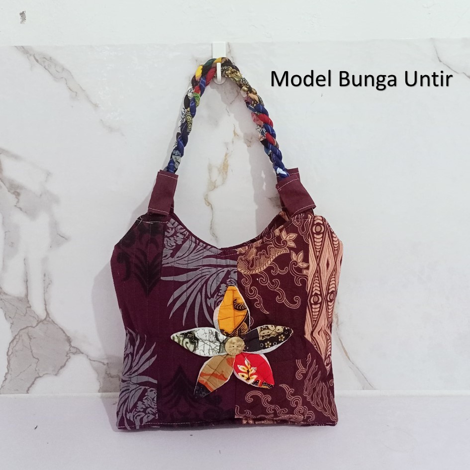 Tas Batik Totebag Batik Tas Jogja Model Bunga Untir Riens Collections